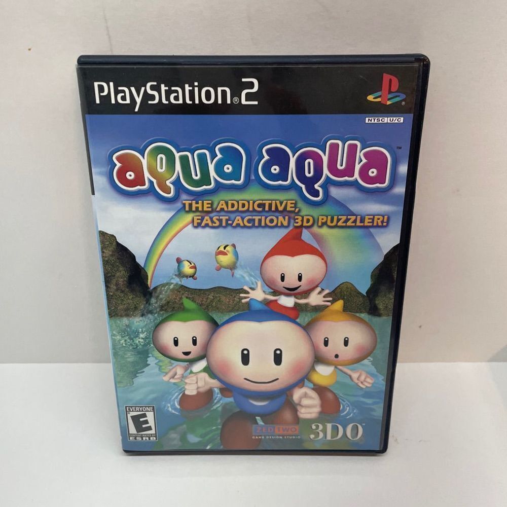 Aqua‎ Aqua Sony PlayStation 2 Ps2 - Tested & Working!